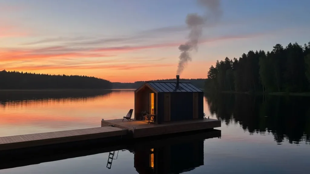 сауна на воде